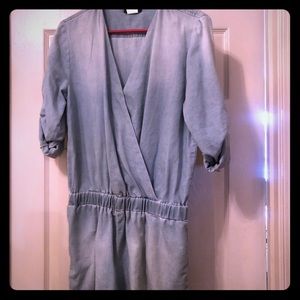 Denim romper/jumpsuit